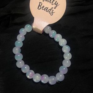 Handmade marble bead bracelet